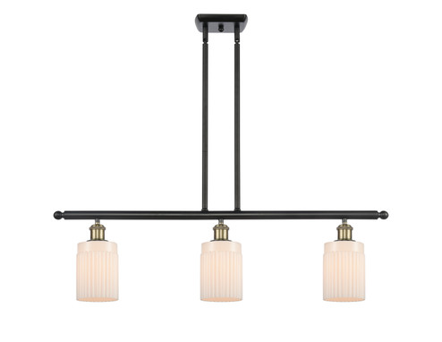 Ballston Three Light Island Pendant in Black Antique Brass (405|516-3I-BAB-G341)