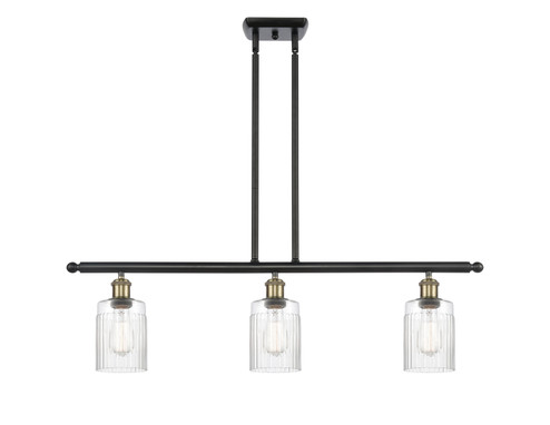 Ballston Three Light Island Pendant in Black Antique Brass (405|516-3I-BAB-G342)