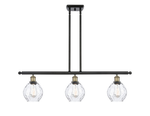 Ballston Three Light Island Pendant in Black Antique Brass (405|516-3I-BAB-G362)