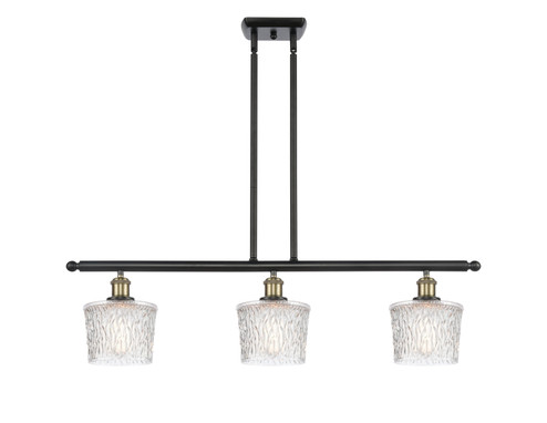 Ballston Three Light Island Pendant in Black Antique Brass (405|516-3I-BAB-G402)