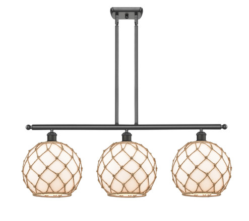 Ballston Three Light Island Pendant in Oil Rubbed Bronze (405|516-3I-OB-G121-10RB)