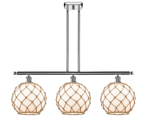 Ballston Three Light Island Pendant in Polished Chrome (405|516-3I-PC-G121-10RB)