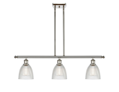 Ballston Three Light Island Pendant in Polished Nickel (405|516-3I-PN-G382)