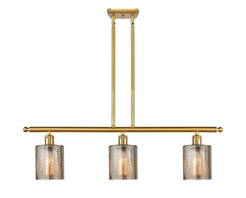 Ballston Three Light Island Pendant in Satin Gold (405|516-3I-SG-G116)