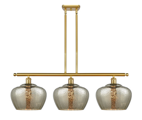 Ballston Three Light Island Pendant in Satin Gold (405|516-3I-SG-G96-L)