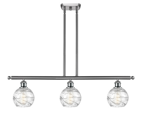 Ballston Three Light Island Pendant in Brushed Satin Nickel (405|516-3I-SN-G1213-6)