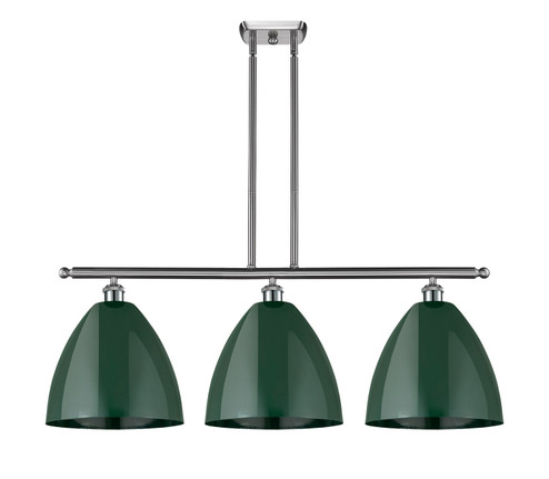 Ballston Three Light Island Pendant in Brushed Satin Nickel (405|516-3I-SN-MBD-12-GR) Ballston Three Light Island Pendant in Brushed Satin Nickel (405|516-3I-SN-MBD-12-GR)