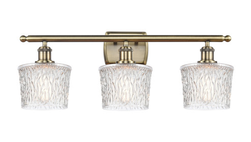 Ballston LED Bath Vanity in Antique Brass (405|516-3W-AB-G402-LED) Ballston LED Bath Vanity in Antique Brass (405|516-3W-AB-G402-LED)