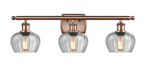 Ballston Three Light Bath Vanity in Antique Copper (405|516-3W-AC-G92)