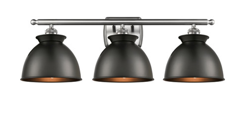 Ballston LED Bath Vanity in Antique Copper (405|516-3W-AC-M14-BK-LED)