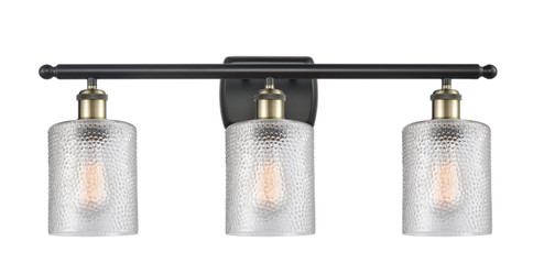 Ballston Three Light Bath Vanity in Black Antique Brass (405|516-3W-BAB-G112)
