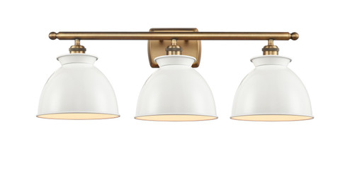 Ballston Three Light Bath Vanity in Brushed Brass (405|516-3W-BB-M14-W)