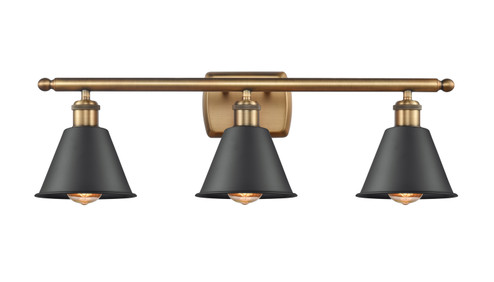 Ballston LED Bath Vanity in Brushed Brass (405|516-3W-BB-M8-LED)