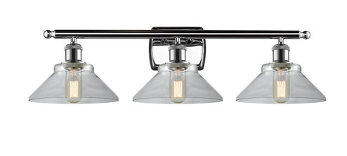Ballston Three Light Bath Vanity in Polished Chrome (405|516-3W-PC-G132)