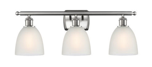 Ballston LED Bath Vanity in Brushed Satin Nickel (405|516-3W-SN-G381-LED)