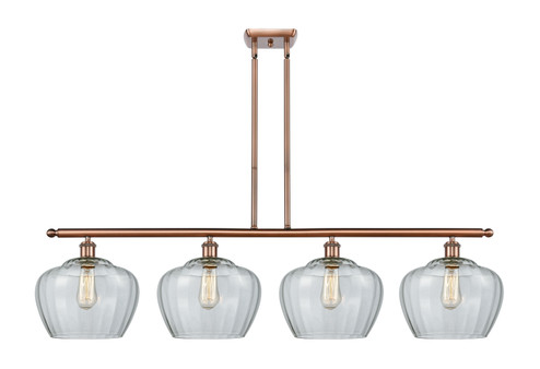 Ballston Four Light Island Pendant in Antique Copper (405|516-4I-AC-G92-L) Ballston Four Light Island Pendant in Antique Copper (405|516-4I-AC-G92-L)