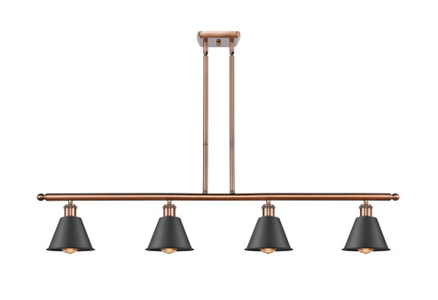 Ballston Four Light Island Pendant in Antique Copper (405|516-4I-AC-M8)