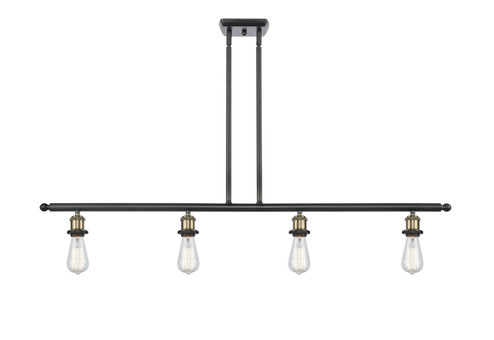 Ballston Four Light Island Pendant in Black Antique Brass (405|516-4I-BAB) Ballston Four Light Island Pendant in Black Antique Brass (405|516-4I-BAB)