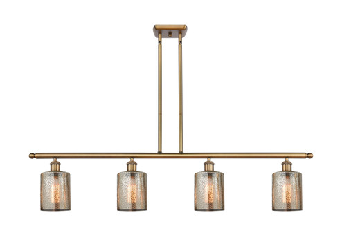 Ballston Four Light Island Pendant in Brushed Brass (405|516-4I-BB-G116) Ballston Four Light Island Pendant in Brushed Brass (405|516-4I-BB-G116)
