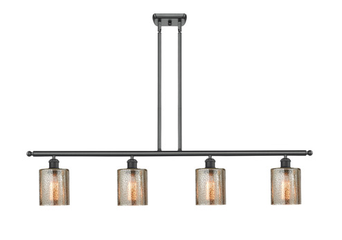 Ballston Four Light Island Pendant in Matte Black (405|516-4I-BK-G116)