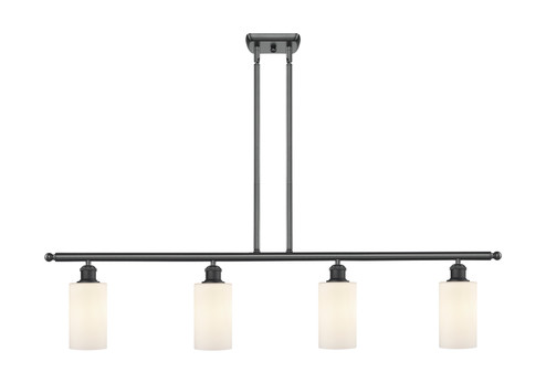 Ballston Four Light Island Pendant in Matte Black (405|516-4I-BK-G801)