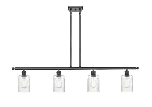 Ballston Four Light Island Pendant in Oil Rubbed Bronze (405|516-4I-OB-G342)
