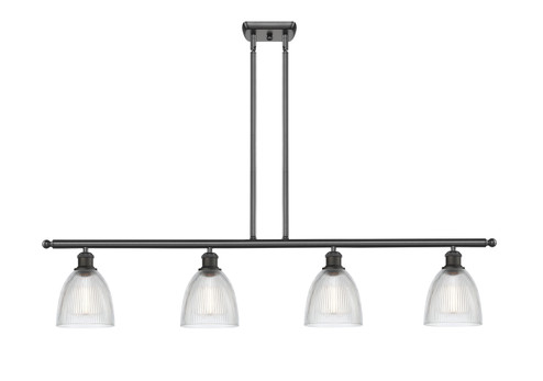 Ballston Four Light Island Pendant in Oil Rubbed Bronze (405|516-4I-OB-G382)