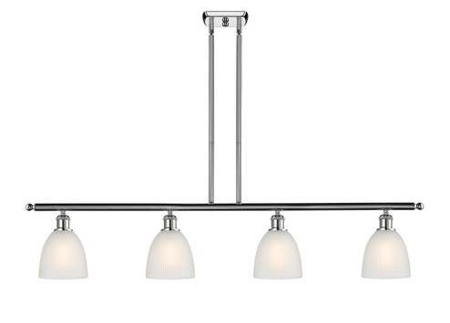 Ballston Four Light Island Pendant in Polished Chrome (405|516-4I-PC-G381)