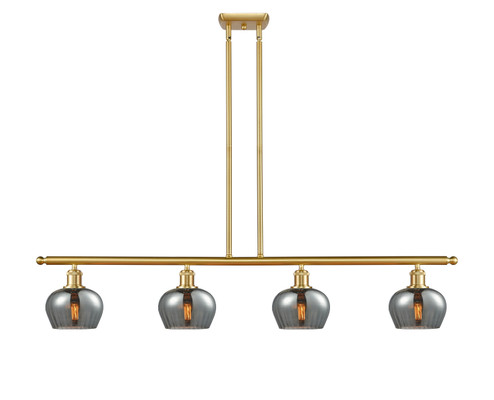 Ballston Four Light Island Pendant in Satin Gold (405|516-4I-SG-G93)