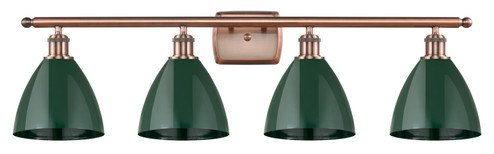 Ballston Four Light Bath Vanity in Antique Copper (405|516-4W-AC-MBD-75-GR)