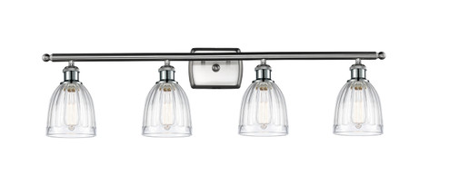 Ballston Four Light Bath Vanity in Brushed Satin Nickel (405|516-4W-SN-G442)
