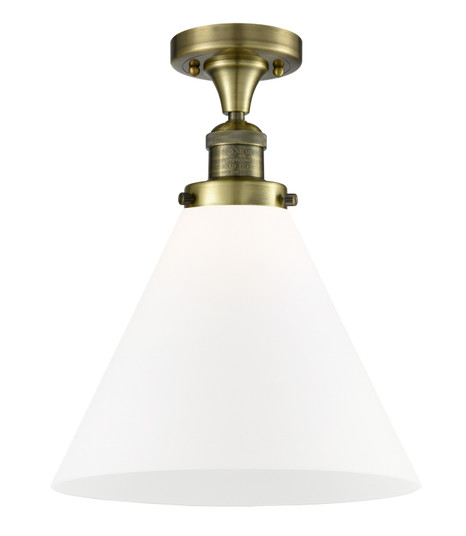 Franklin Restoration LED Semi-Flush Mount in Antique Brass (405|517-1CH-AB-G41-L)