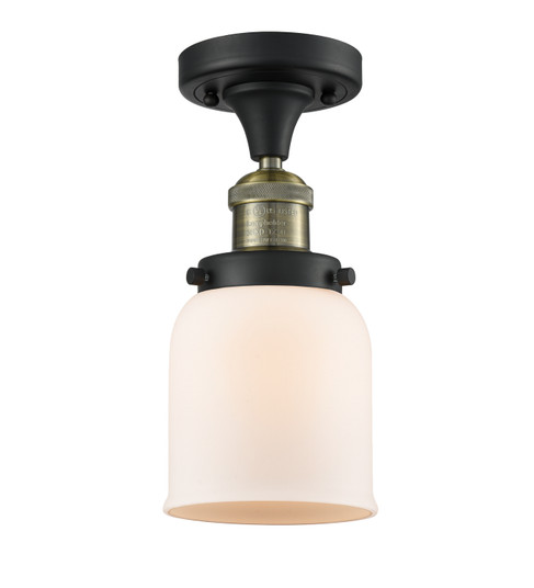 Franklin Restoration LED Semi-Flush Mount in Black Antique Brass (405|517-1CH-BAB-G51-LED)