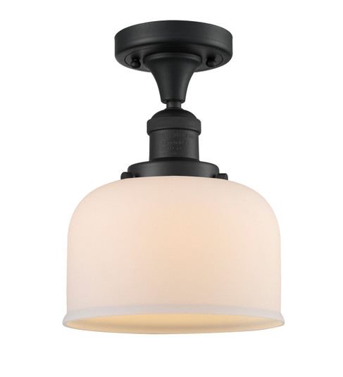 Franklin Restoration LED Semi-Flush Mount in Matte Black (405|517-1CH-BK-G71-LED)