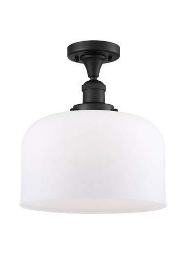 Franklin Restoration LED Semi-Flush Mount in Matte Black (405|517-1CH-BK-G71-L-LED)