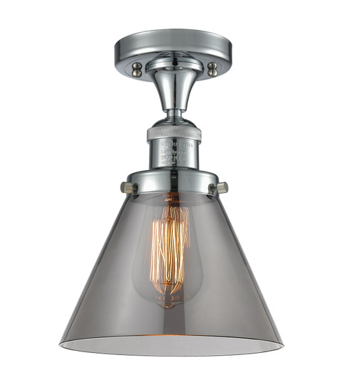 Franklin Restoration One Light Semi-Flush Mount in Polished Chrome (405|517-1CH-PC-G43)