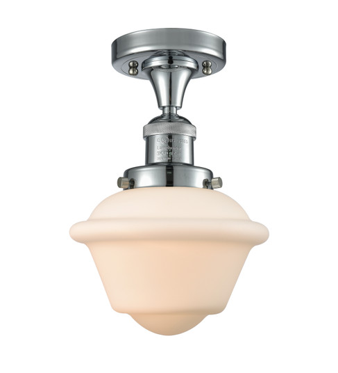 Franklin Restoration One Light Semi-Flush Mount in Polished Chrome (405|517-1CH-PC-G531)