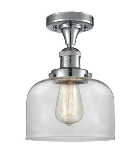 Franklin Restoration One Light Semi-Flush Mount in Polished Chrome (405|517-1CH-PC-G72)