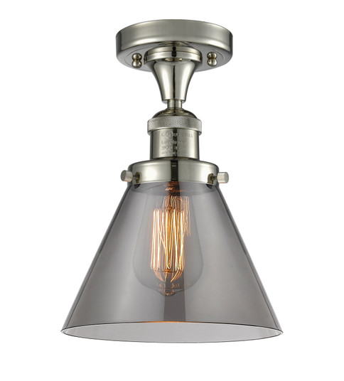 Franklin Restoration LED Semi-Flush Mount in Polished Nickel (405|517-1CH-PN-G43-LED)