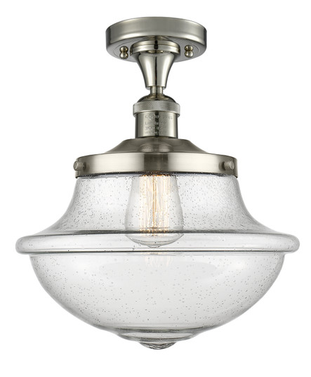 Franklin Restoration LED Semi-Flush Mount in Polished Nickel (405|517-1CH-PN-G544-LED)
