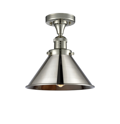 Franklin Restoration LED Semi-Flush Mount in Polished Nickel (405|517-1CH-PN-M10-PN-LED)
