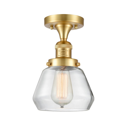 Franklin Restoration LED Semi-Flush Mount in Satin Gold (405|517-1CH-SG-G172-LED)