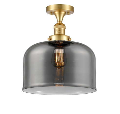 Franklin Restoration One Light Semi-Flush Mount in Satin Gold (405|517-1CH-SG-G73-L)