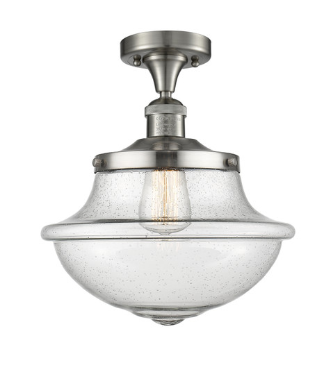 Franklin Restoration One Light Semi-Flush Mount in Brushed Satin Nickel (405|517-1CH-SN-G544)