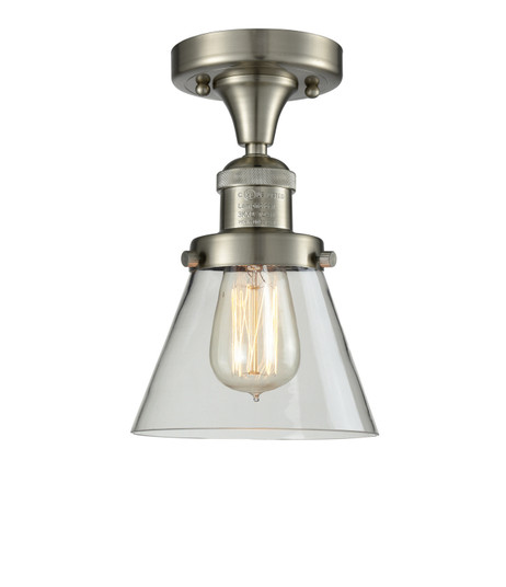 Franklin Restoration One Light Semi-Flush Mount in Brushed Satin Nickel (405|517-1CH-SN-G62)
