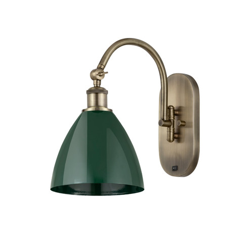Ballston One Light Swing Arm in Antique Brass (405|518-1W-AB-MBD-75-GR)