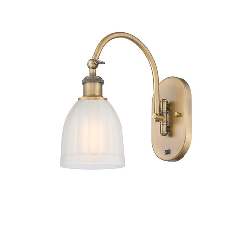 Ballston One Light Swing Arm in Brushed Brass (405|518-1W-BB-G441)