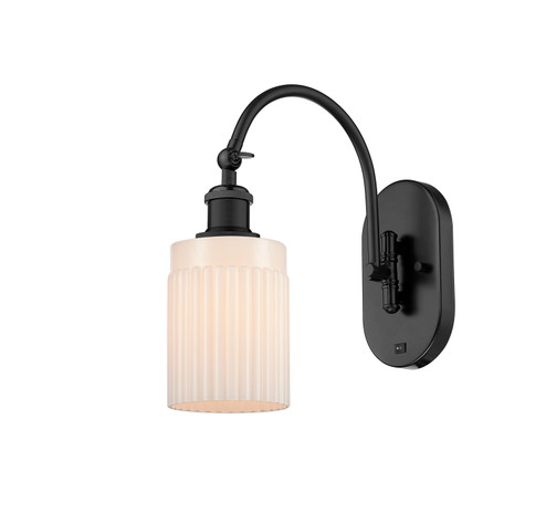 Ballston One Light Wall Sconce in Matte Black (405|518-1W-BK-G341) Ballston One Light Wall Sconce in Matte Black (405|518-1W-BK-G341)