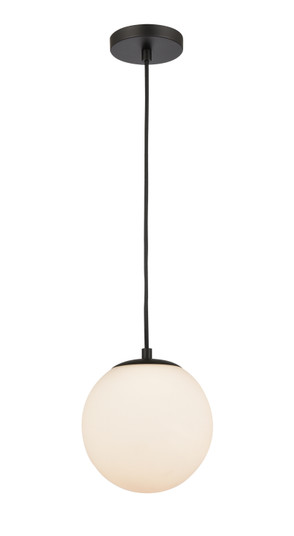 Auralume One Light Mini Pendant in Matte Black (405|608-BK-W)