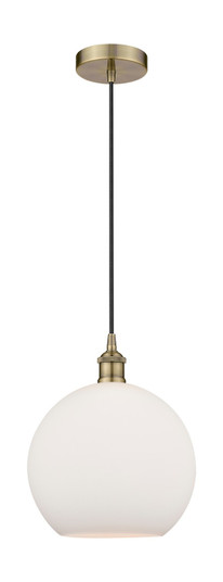 Edison One Light Mini Pendant in Antique Brass (405|616-1P-AB-G121-12)